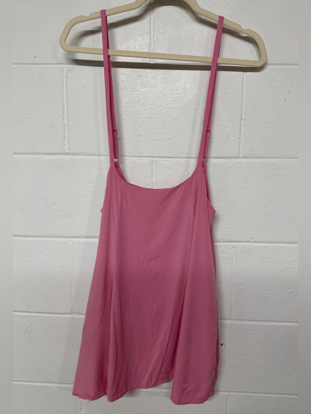 Hot Topic Pink Suspender skirt with pockets size M